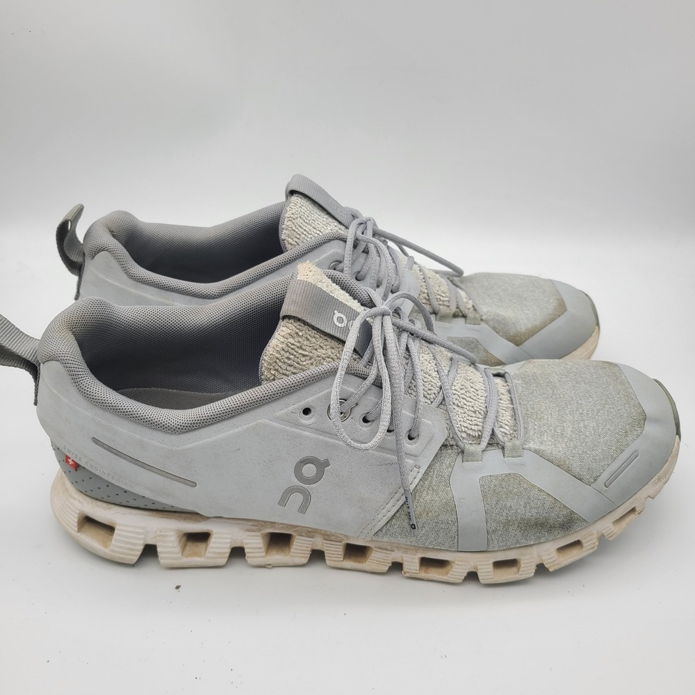 On Cloud 5 Shoes Mens 10 Gray White Athletic Running Walking Sneakers Trainers - Picture 3 of 6